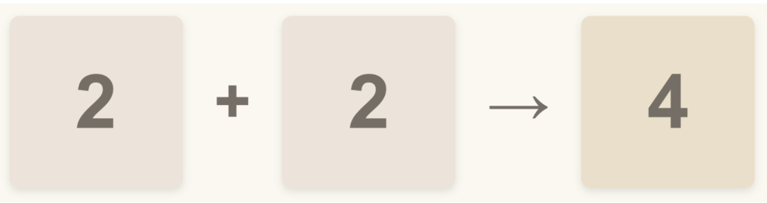 2048 gameplay illustration